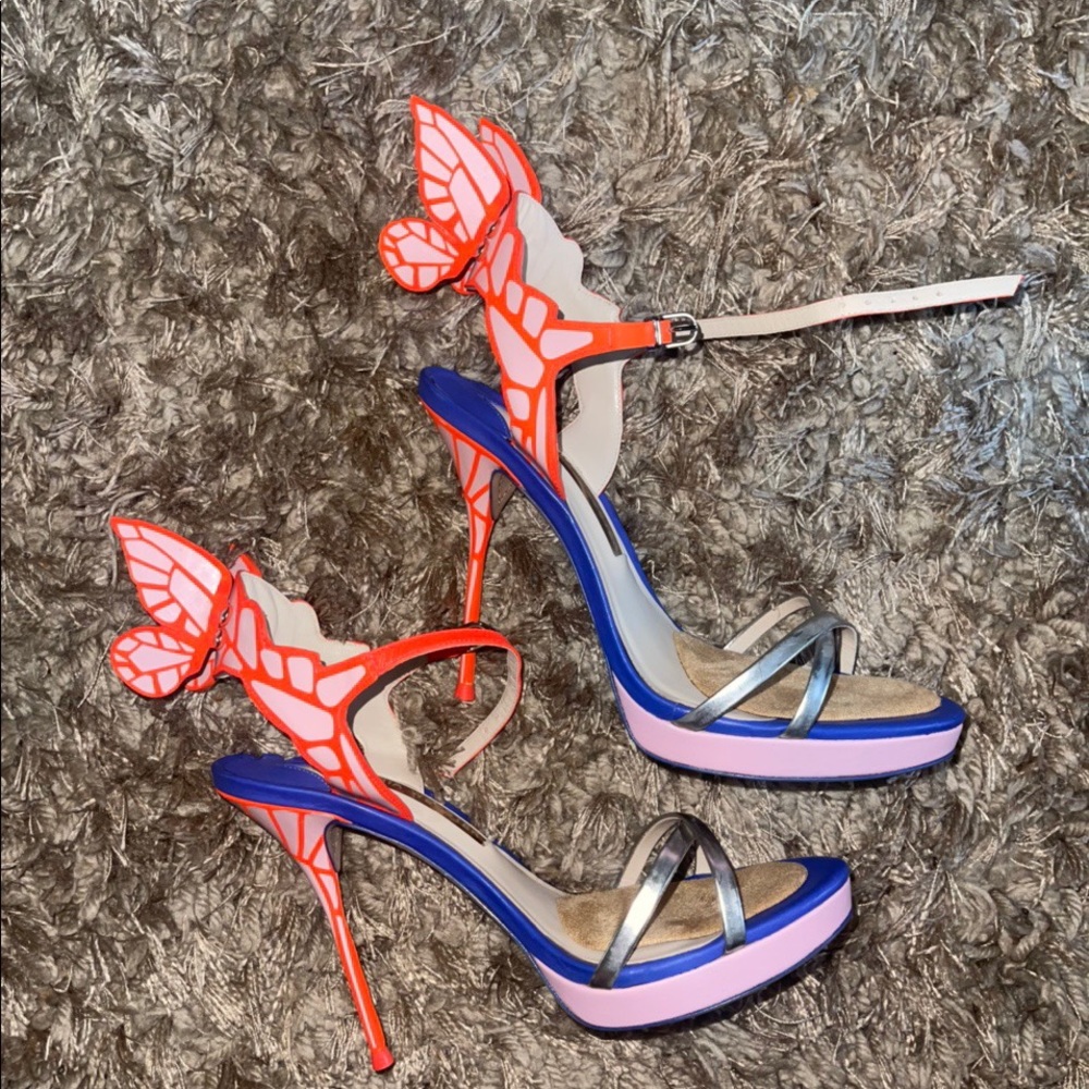 Sophia Webster Chiara Butterfly Platform Heels